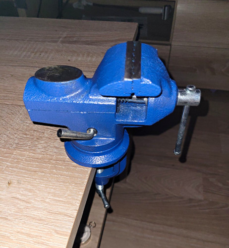Drehbarer tischschraubstock - drehbarer,