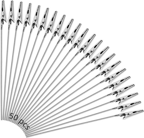 Krokodilklemmen metall 15cm - krokodilklemmen,