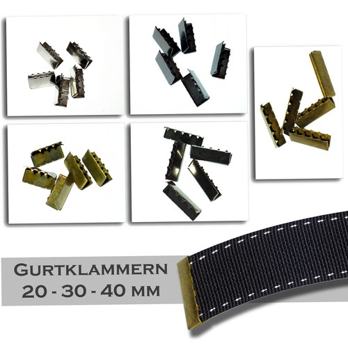 Endstücke gurtband 30 - 5x,