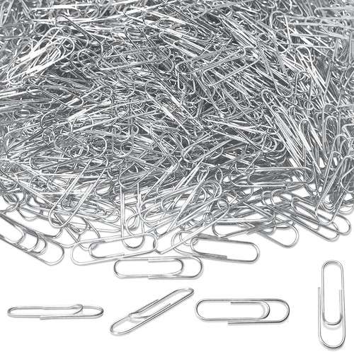 Büroklammern 28mm silber - büroklammern,